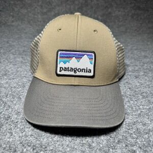 Patagonia Trucker Hat Brown Mesh Snapback Logo Adjustable Cap